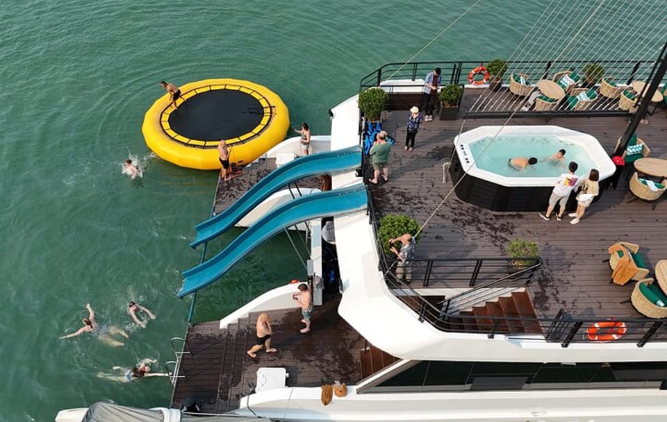 Luxury Catamaran Cruise and Kayaking in Lan Ha Bay