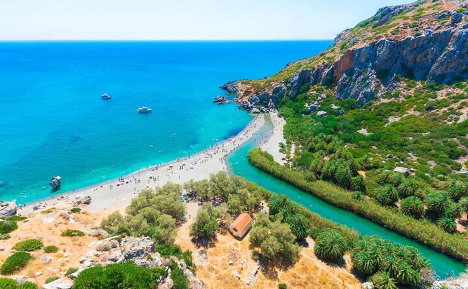 Day Boat Trip to Preveli and Agios Pavlos from Rethymno