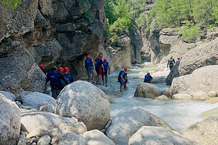 Canyoning Rafting Zipline Adventure Tour from Alanya