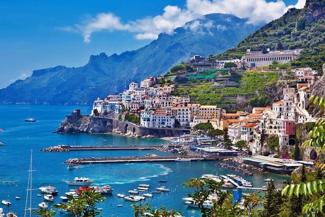 Naples to Pompeii Amalfi and Salerno Private Tour