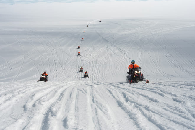 Into The Glacier - With Snowmobiling From Klaki Base Camp photo 4