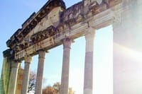 Apollonia archaeological park sunset