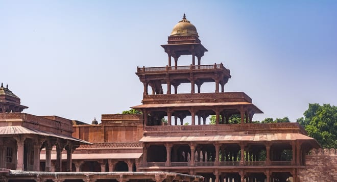 Diwan-i-Khas Hall in Fatehpur Sikri