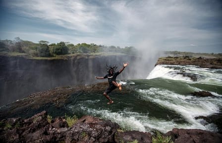 Swim Above Victoria Falls on Livingstone Island Tour