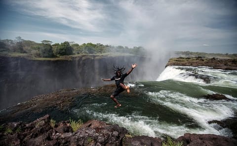 Swim Above Victoria Falls on Livingstone Island Tour