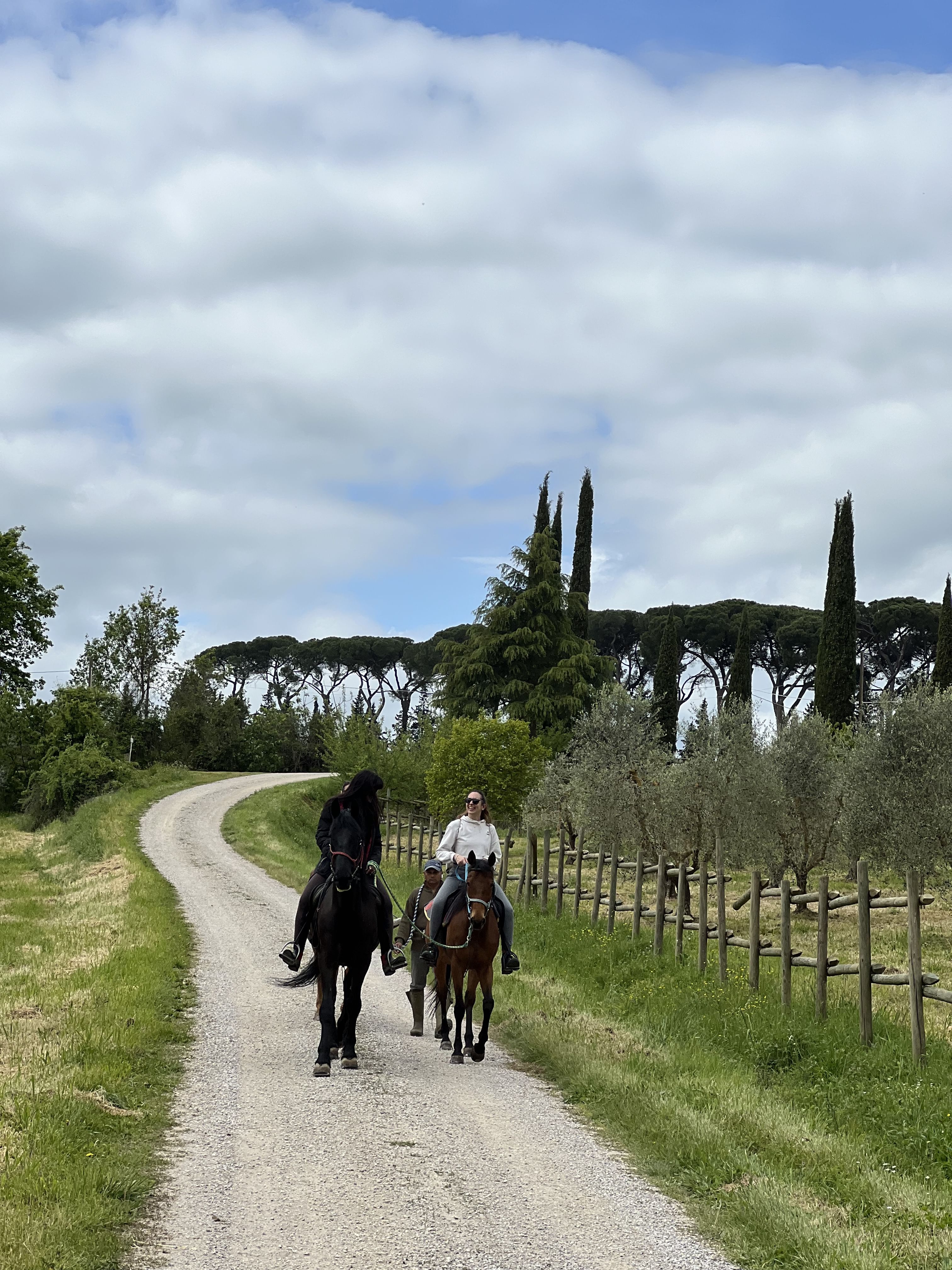 Passeggiata a cavallo in Toscana tra i vigneti di Montepulciano