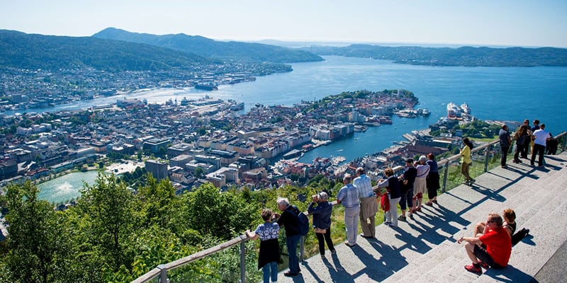 Mount Fløyen - Bergen City Sightseeing - Private Guided Tour