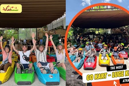 Dalat Top Tourists Sights – Waterfall & Go kart-Mario Kart