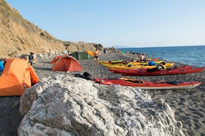 8-Day Sea Kayak and Camping Expedition in South Crete