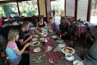 Dining at AA Lodge