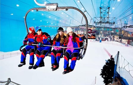 Ski Dubai tour with private transfers