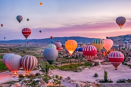 Hot Air Balloon Adventure over Cappadocia's Stunning Landscapes