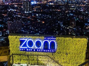 Fine Dining Experience at Zoom Rooftop Skybar in Bangkok