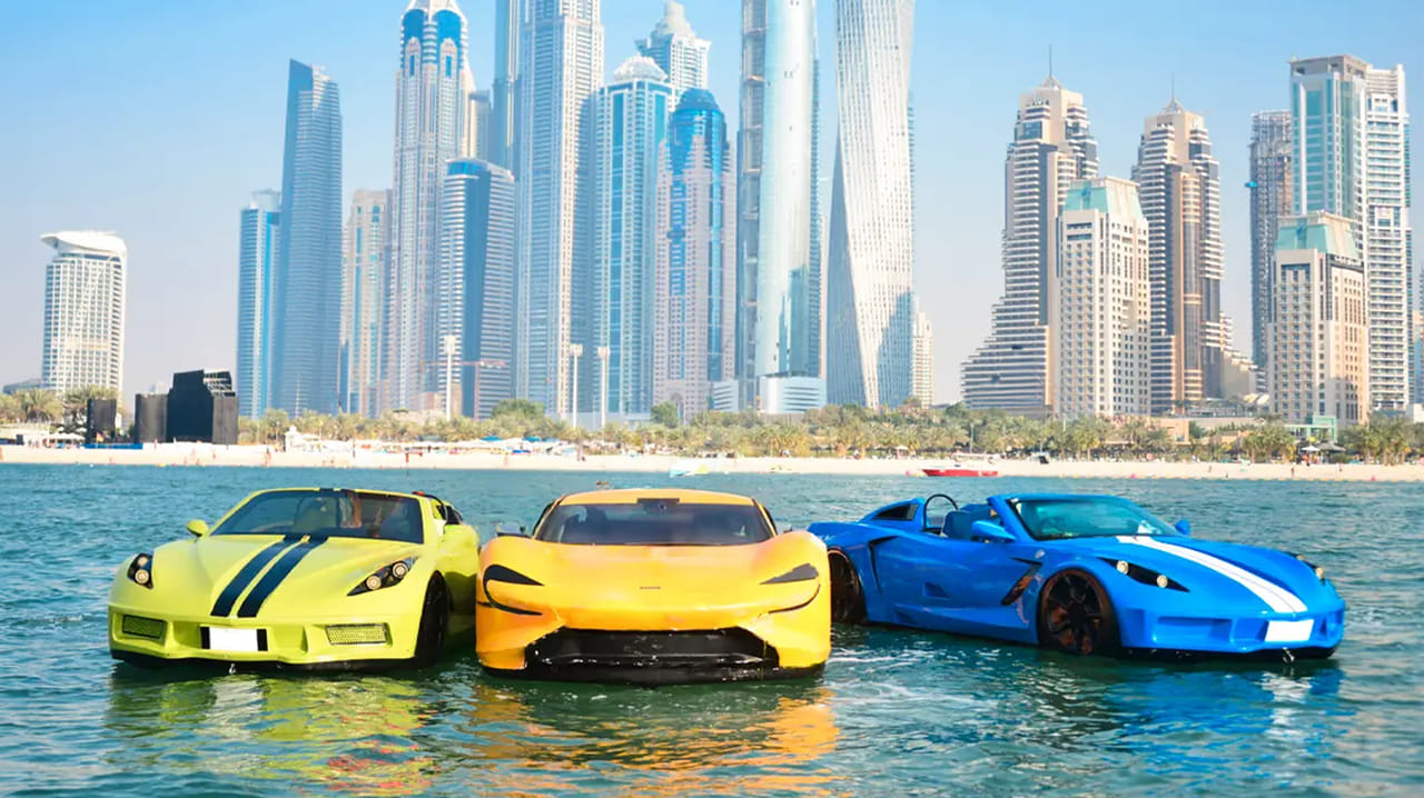 Dubai Jet Car Ride with Private Transfers 6