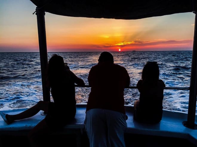 Sunset Fishing Tour in Santorini
