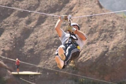 Zipline Adventure from Mendoza in Potrerillos Valley