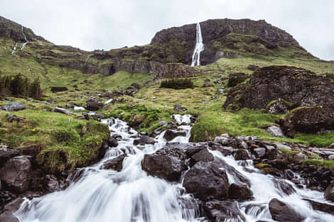 Water stream during Snaefellsnes Iceland adventure