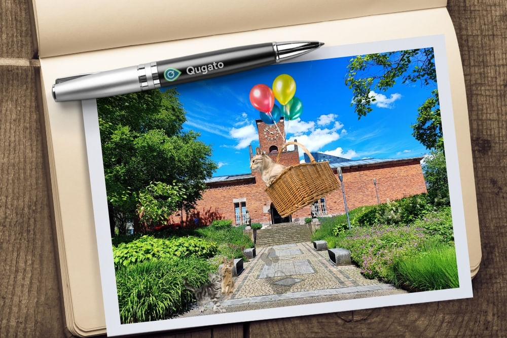 Detail of one of the challenge photos in the City Detective game in Eindhoven.