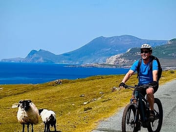 Wild Atlantic way coastal cycle achill island