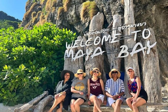 Maya Bay Famous Sign