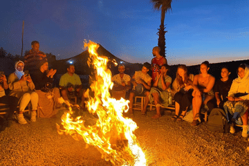 Camel Ride and Dinner Show in Agafay Desert, Morocco