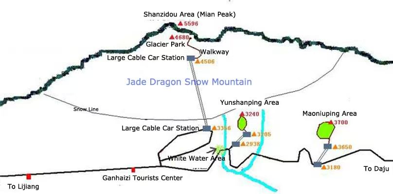 Jade Dragon snow moutain scenic area