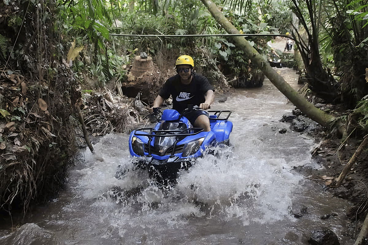 ATV Temple Run and White Water Rafting Bali