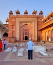 Man Praying in Fatehpur Sikri