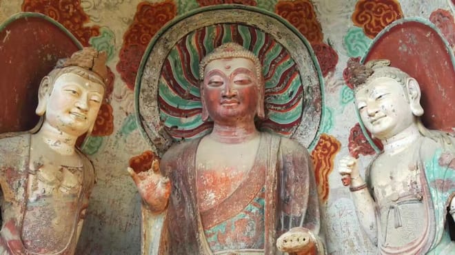 Private Day Trip to Maijishan Grottoes from Xi'an by Bullet Train