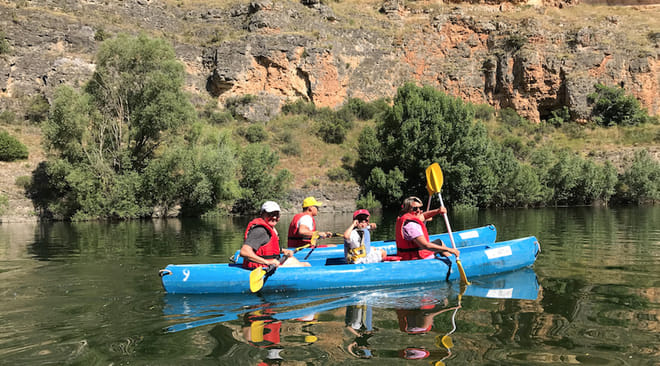 Kayaking in River Duraton Segovia 3