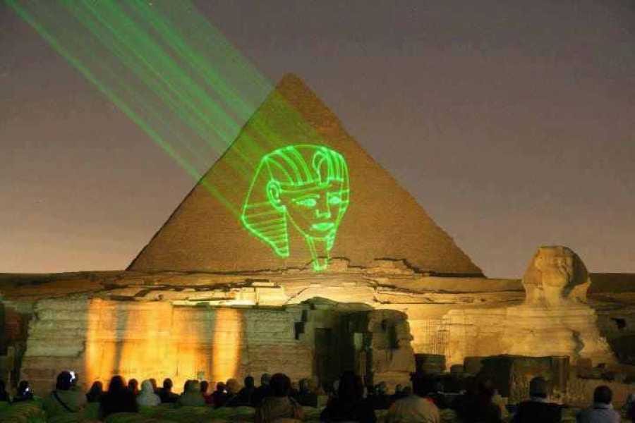 Cairo: Sound and Light Show at Giza Pyramids: A Night of Ancient Spectacle With Dinner
