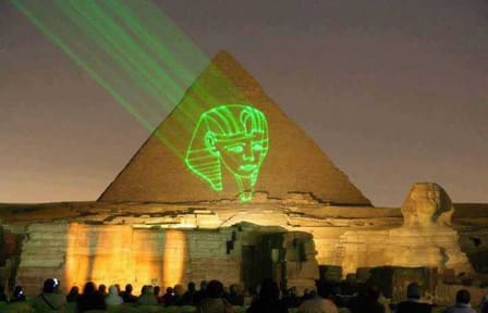 Sound and Light Show at Giza Pyramids with Dinner