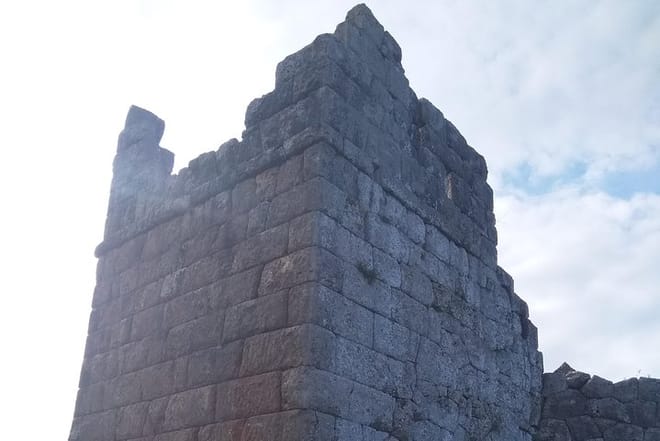 Ancient tower in Oiniades town.