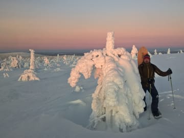 Snow Surfing Adventure in Pyhä, Finland