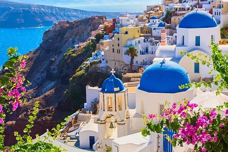 Santorini Panoramic Tour: Wine Tasting, Black Beach & Scenic Villages