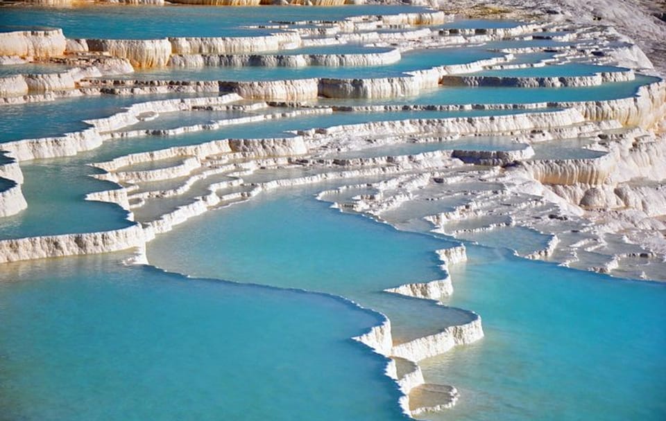 Pamukkale Travertine Terraces and Hierapolis Day Tour