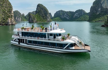 Cozy Bay Halong Day Trip, 5 Star Cruise with Buffet Lunch