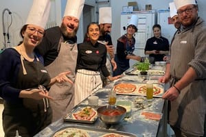 Pizza and Tiramisu lesson in Milan