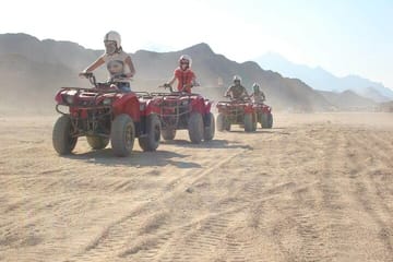 Hurghada Desert Tour by ATV & Dinner and Orientals Show