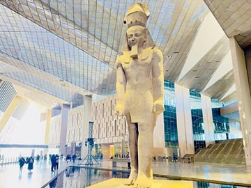 Half Day New Grand Egyptian Museum with Guide and Ticket