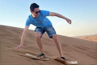 sandboarding experience in dubai desert