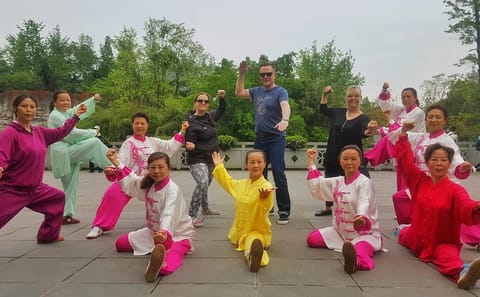 Chengdu Tai Chi Martial Art Class in the Morning