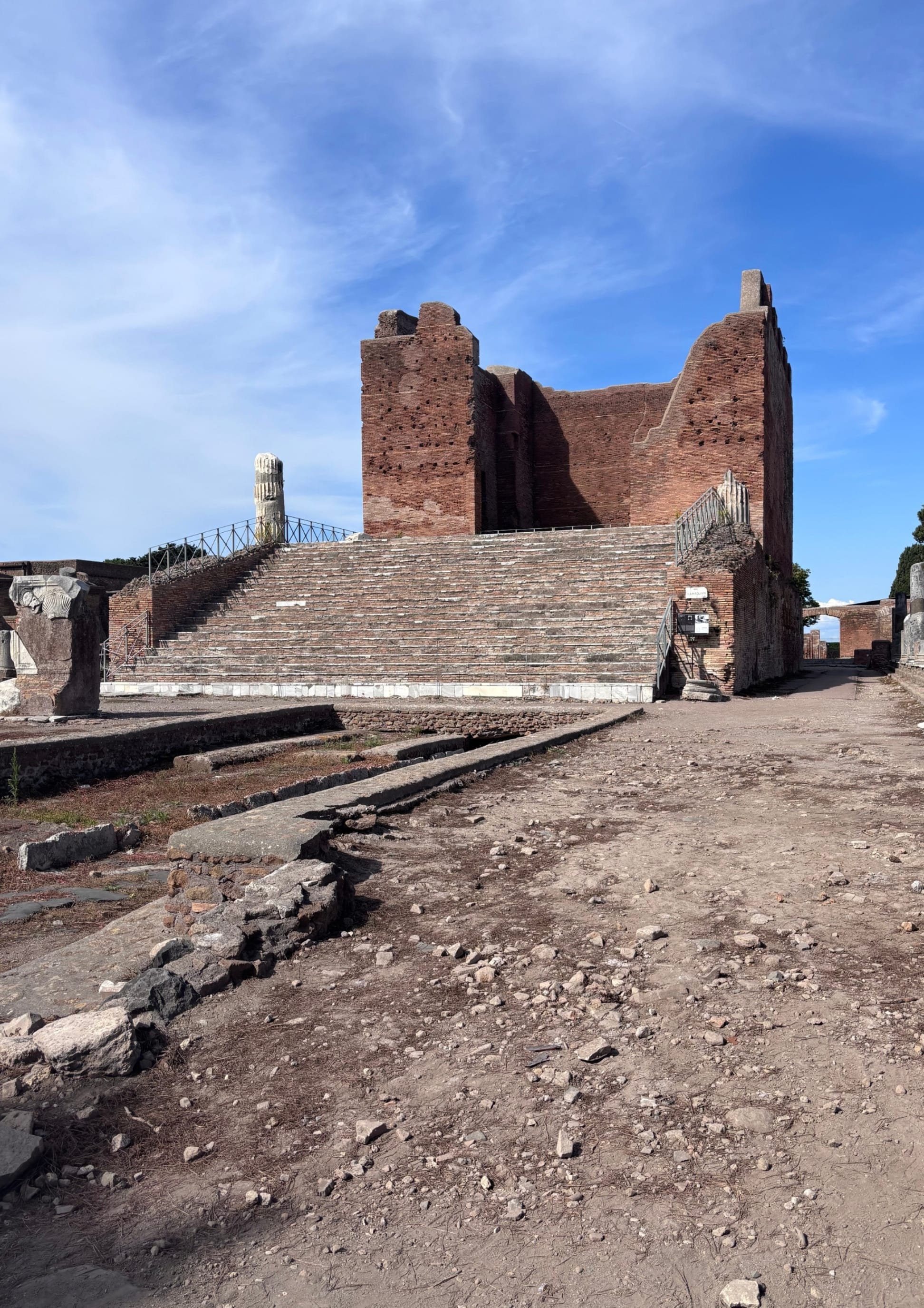 Walk through temples, forums, and theatres in a city that once connected Rome to the sea.