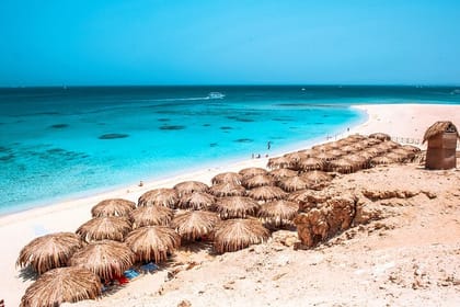 Eden Island Full Day Boat Trip With Lunch from Hurghada