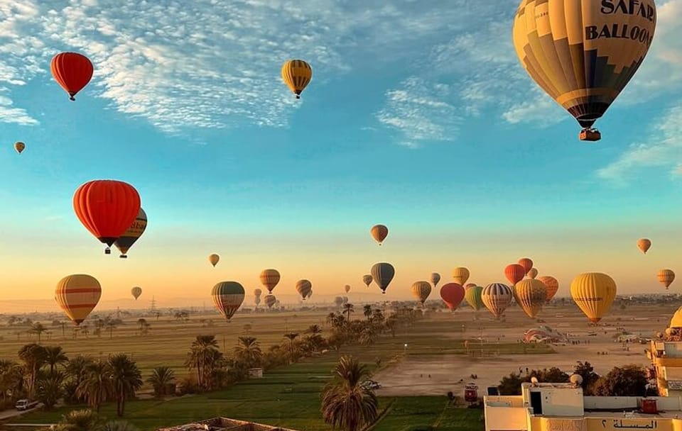 Sunrise Hot Air Balloon Ride Over Luxor's Ancient Sites
