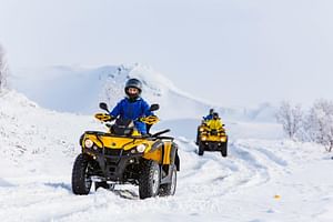 Winter Quad Bike Ride in the Arctic Circle