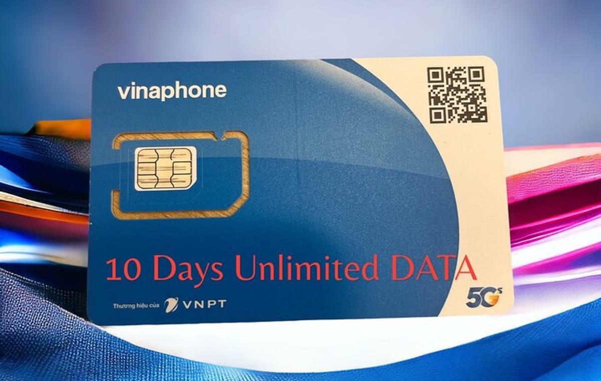 10 Days Unlimited DATA SIM CARD Vietnam