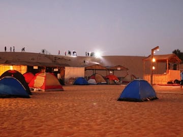 Desert hospitality camp