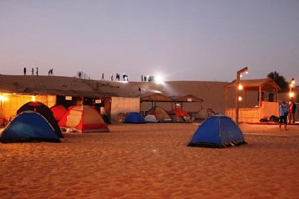Dubai Overnight Desert Safari with BBQ Dinner & Morning Breakfast