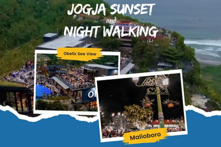 Yogyakarta Sunset and Night Walking Xperience